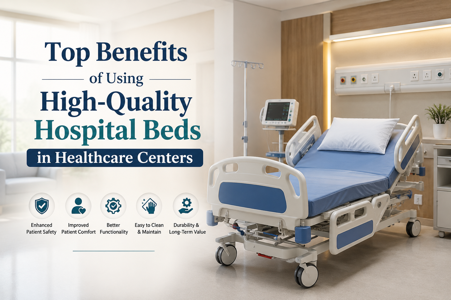 Top Benefits of Using High-Quality Hospital Beds in Healthcare Centers