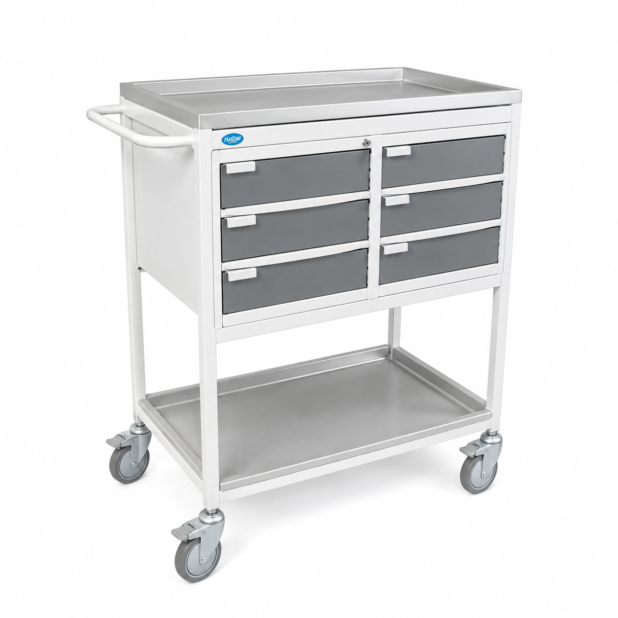 Medicine Trolley (6 Drawer)