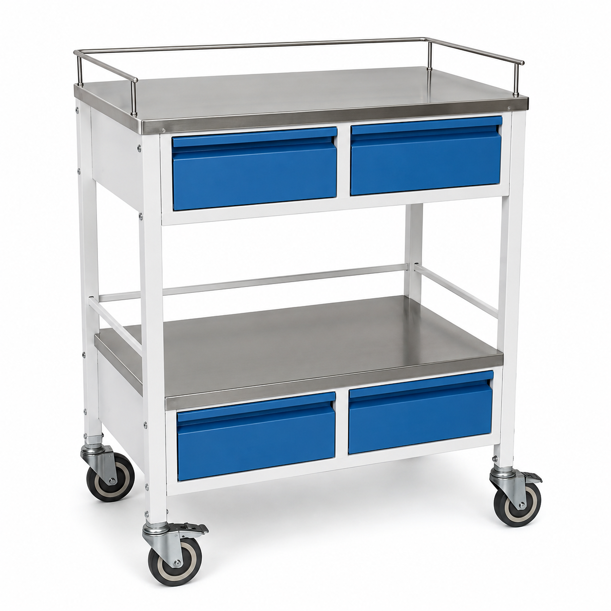 Medicine Trolley with 4 Drawer